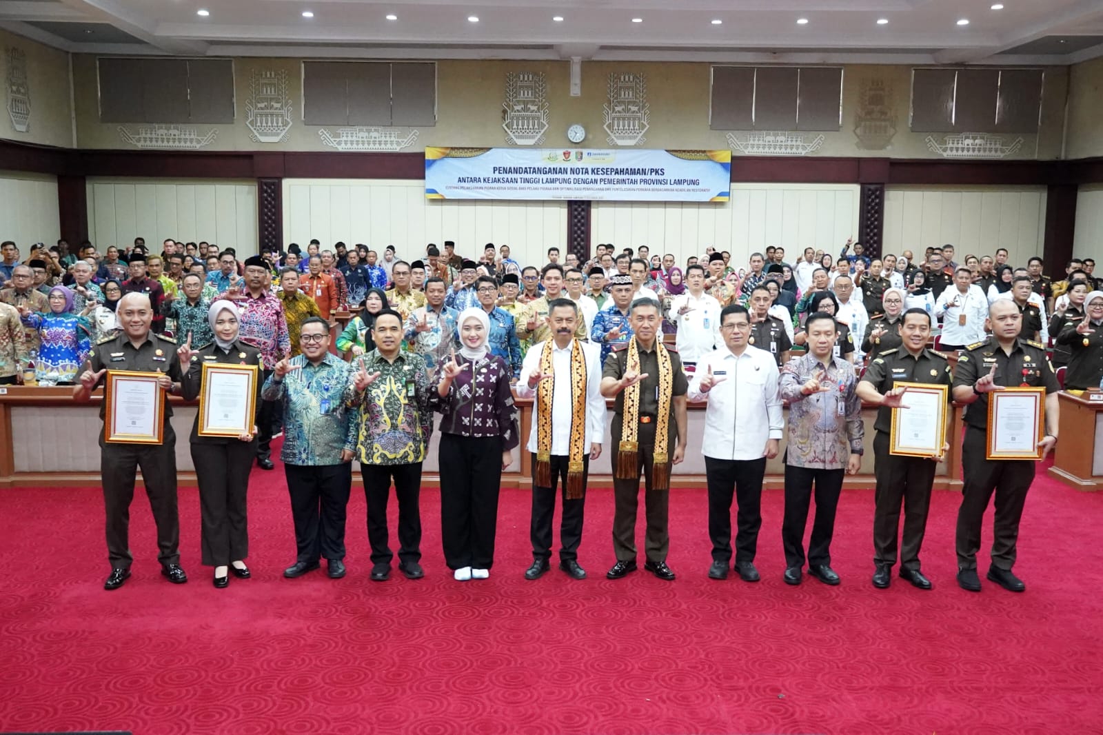 Pemprov Lampung, Kejati, dan Kabupaten/Kota Sepakati Optimalisasi Penyelesaian Perkara Berbasis Restorative Justice